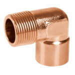 CODO 90 COBRE ROSC EXT 25 MM