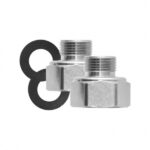 ADAPTADOR NIQUELADO 3/8X1/2 AD-6C8F COFLEX