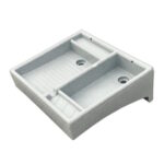 LAVADERO GRIS C/PILETA DERECHA 55 X 55 (LD55B12Z)