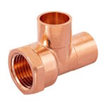 TEE COBRE ROSC INT LATERAL 13 MM
