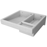 LAVADERO GRIS C/PILETA DERECHA 55 X 55 (LD55B12Z)
