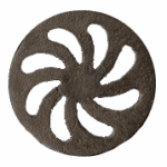 REJILLA FOFO REDONDA 20 X 20 CM