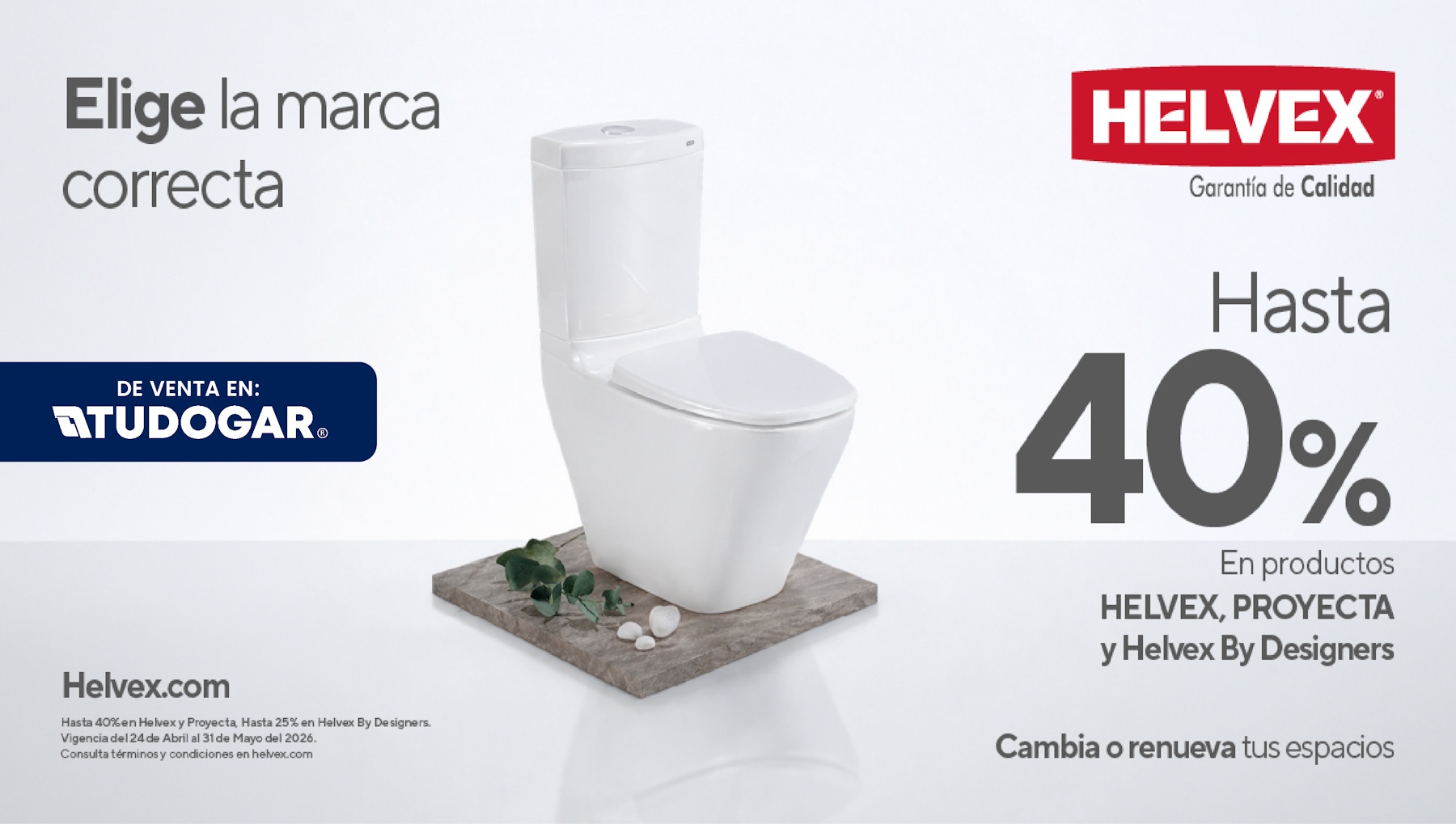 BANNER HELVEX 40%